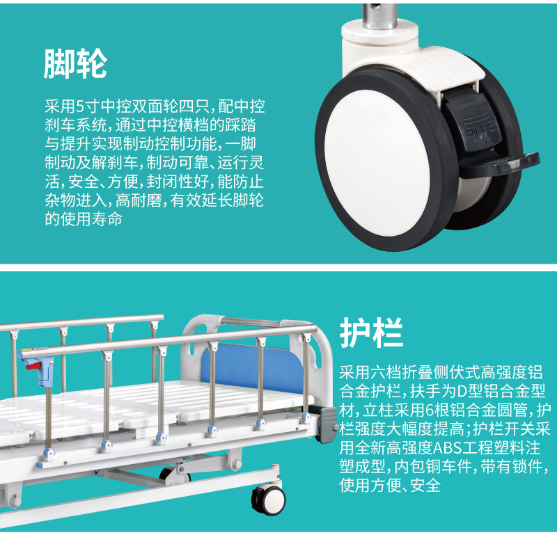 手動病床細(xì)節(jié)展示